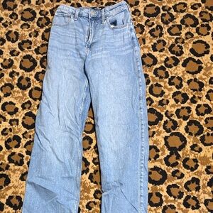 Hollister Light Blue Straight Leg Jeans